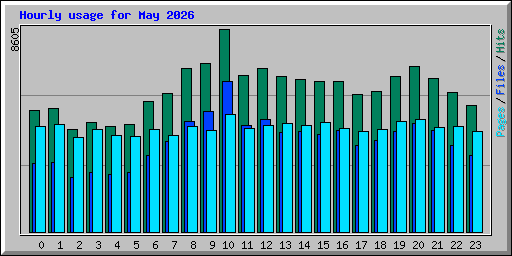 Hourly usage for May 2026